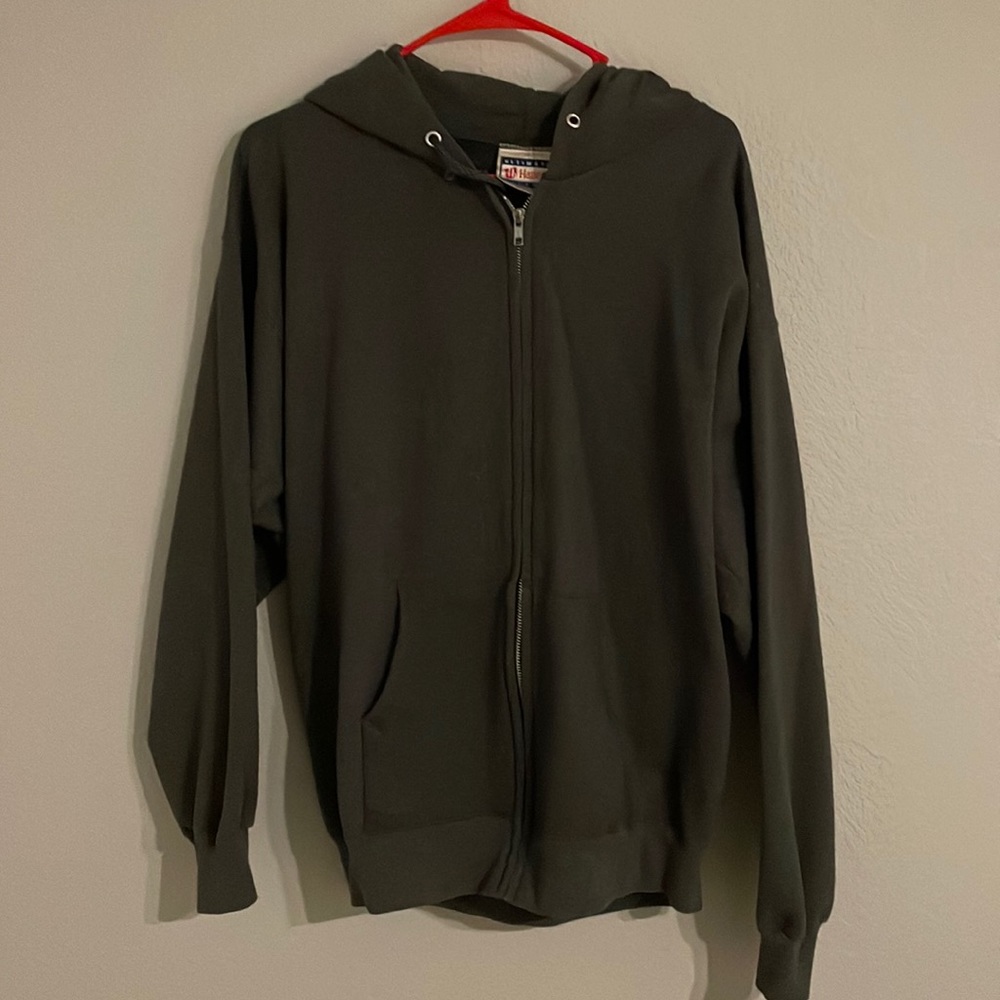 Hanes Dark Grey Zip Up